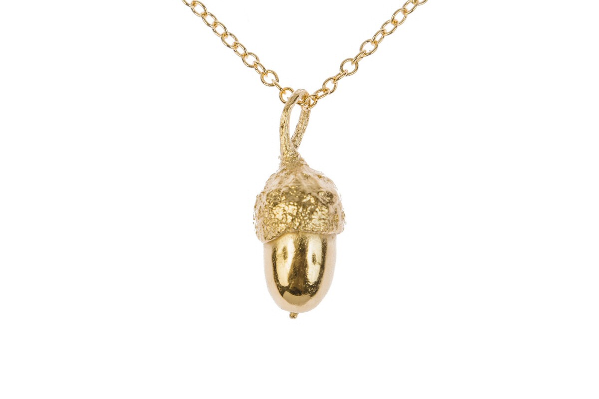 Céleste deux oval necklace 14ct gold and diamond by EVA REMENYI | Finematter